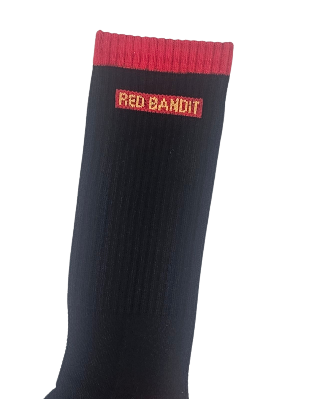 ParShark Red Bandit Cotton Golf Crew Socks