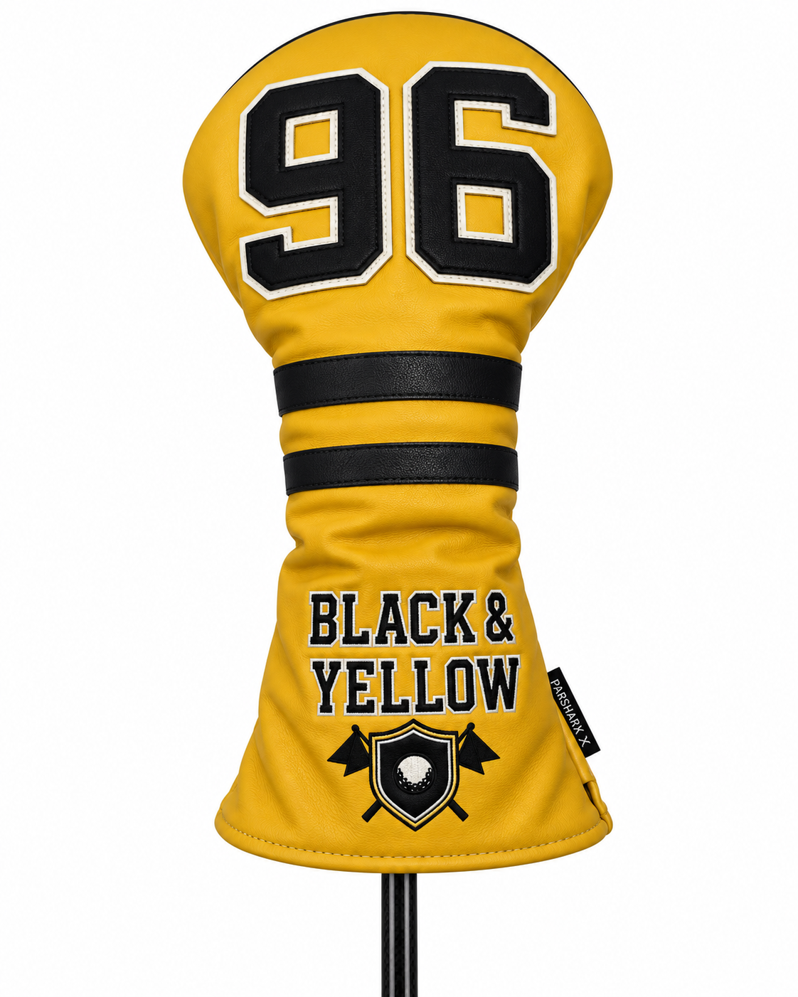 The ParShark Black & Yellow Driver Head Cover