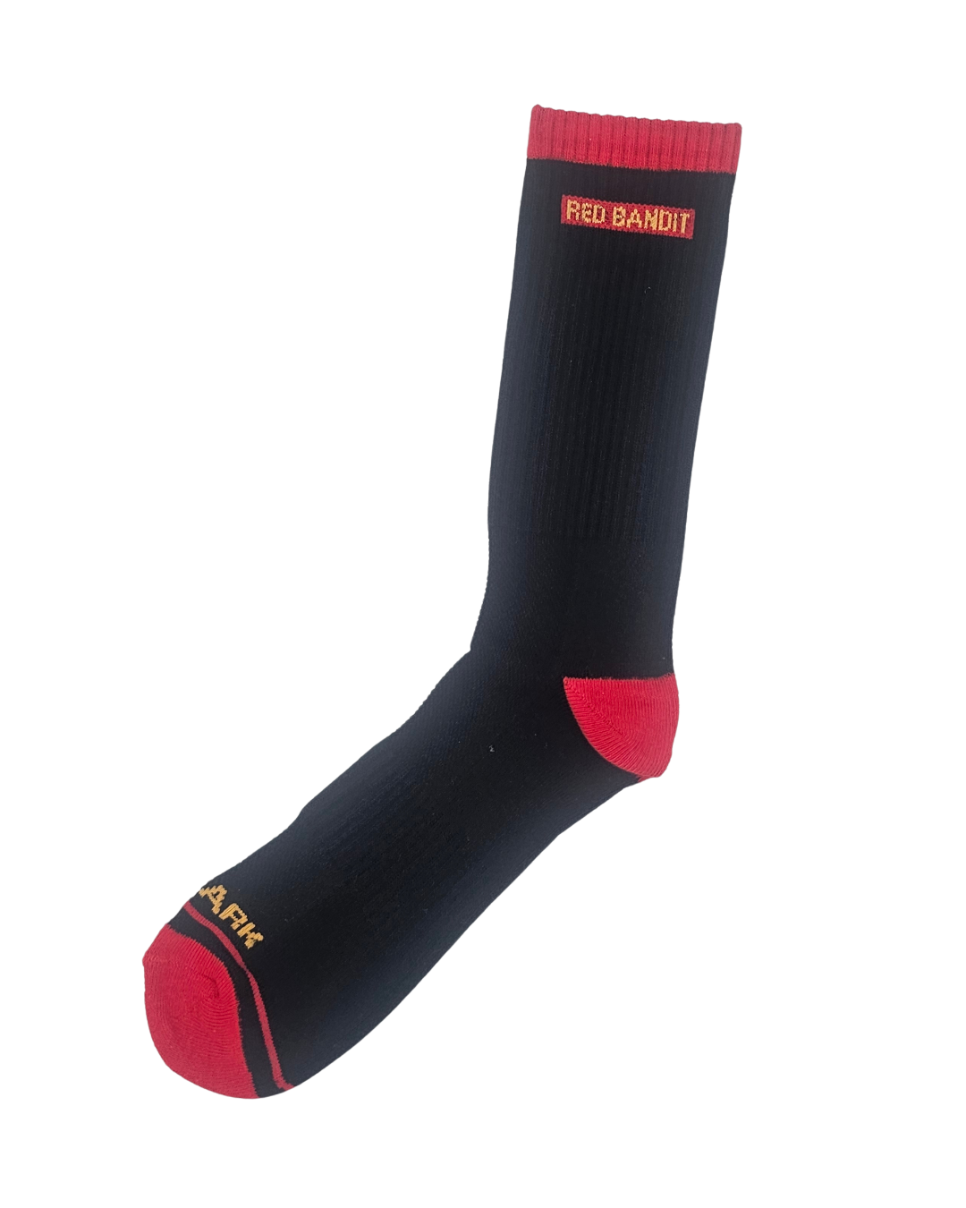 ParShark Red Bandit Cotton Golf Crew Socks