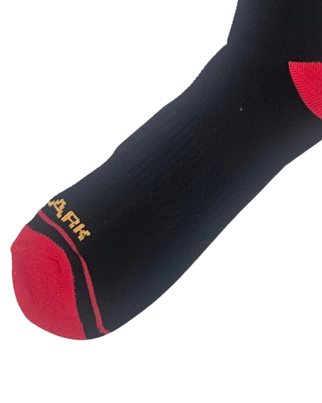 ParShark Red Bandit Cotton Golf Crew Socks