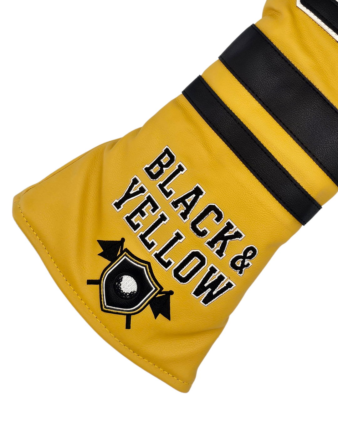 The ParShark Black & Yellow Driver Head Cover